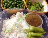 A picture of step 1 of Jeera rice.