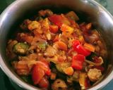 A picture of step 3 of Thai Red Curry Veg...With winter veggies.