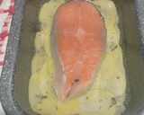 Foto del passaggio 3 della ricetta Salmone con Patate in Friggitrice ad Aria