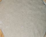 A picture of step 4 of Jowar roti.
