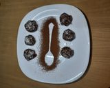 A picture of step 8 of Choco dates energy coins.
