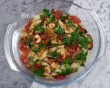 Hình bước làm 4 của món Xôi Lạp Xưởng Siêu Tốc Bằng Lò Vi Sóng