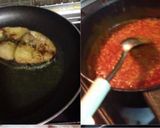 A picture of step 2 of Signature Memoni Fish Curry.