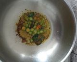 A picture of step 2 of Banana Suki bhaji.