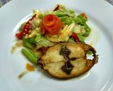 Foto langkah ke 6 dari resep Sayur Cah (Buncis, Petsay, Wortel) & Cakalang Goreng.