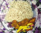 عکس مرحله 4 از دستور نودل با فیله مرغ سوخاری 😋💖
