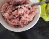 Hình bước làm 1 của món Mì ý sốt thịt bằm