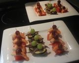 Foto del paso 4 de la receta: Aperitivos de sandía con gambas