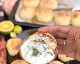 A picture of step 17 of Burger stuffed potatoes bread.