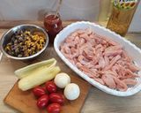 Tócsniba bújtatott csirkés ragu recept fázis 1 fotója