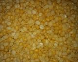 A picture of step 1 of Delhi style RAM LADDU.