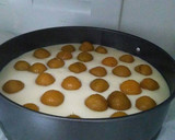 Foto del paso 6 de la receta: Tarta de queso y chocolate blanco con Mirabel en almíbar ⚘🌹