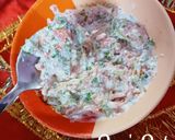 A picture of step 3 of Red Carrots Raita.