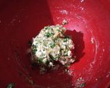 A picture of step 2 of Saboodana Thali Peeth.