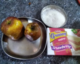 ஆப்பிள் ரோஸ் பெர்ரி மில்க் ஷேக்🍓 ரெசிபி ஸ்டேப் 1 புகைப்படம்