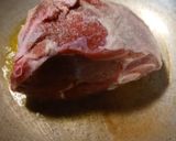 A picture of step 2 of Instapot Lamb Stew.