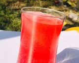 A picture of step 4 of Arizona sunset drink.