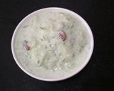 A picture of step 3 of Cucumber Raita.