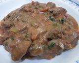 A picture of step 8 of Wet Fry Liver Stew.