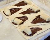 Nutellás, banános croissant recept fázis 2 fotója
