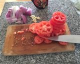 Foto del paso 2 de la receta: Fideos rojos con pollo