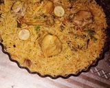 A picture of step 17 of Degi chicken biryani 🍗🥬🌶.