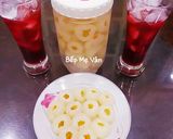 Hình bước làm 3 của món Trà vải việt quất và hoa atiso đỏ