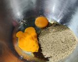 A picture of step 1 of Oat and Chocolate Muffins.
