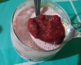 Cara Membuat Banana Strawberry SmoothieMilkshake with Strawberry Jam 6