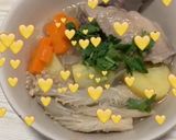 รูปขั้นตอนการทำที่ 3 ของ เกี๊ยวหมู ซุปไก่มันฝรั่ง