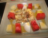 Foto del paso 14 de la receta: Tortilla de espárragos invertida con queso, melón y sandía