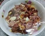 鹹蛋蔭瓜蒸肉的食譜步驟4照片