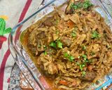 A picture of step 6 of Kareley Gosht.