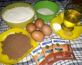 Foto langkah ke 1 dari resep Bolu Coklat Kukus.