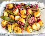 Burgonyasaláta francia 🇫🇷 dresszingben - vegán recept fázis 3 fotója