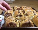 A picture of step 6 of Sausage Rolls.