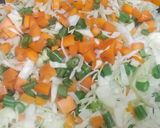 கேரட் பீன்ஸ் முட்டைக்கோஸ் பொரியல்(carrot beans cabbage poriyal recipe in tamil) ரெசிபி ஸ்டேப் 2 புகைப்படம்