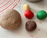 Hình bước làm 4 của món Bánh quy Giáng Sinh không bơ, không khuôn, đơn giản ít nguyên liệu