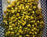 عکس مرحله 1 از دستور سالاد مرغ و پيازچه