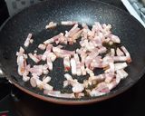 Foto del paso 2 de la receta: Lacitos con trigueros y bacon en salsa de yogur