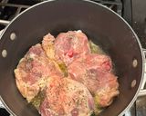 A picture of step 1 of Creamy Chicken Cacciatore Soup.