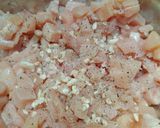 Foto del paso 1 de la receta: Pollo en cubitos y al romero