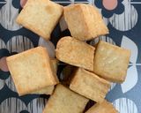 Gambar langkah 2 resipi King Oyster Mushroom & Tofu.
