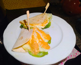 Foto del paso 4 de la receta: Mini Piadinas de Huevo con Salsa de Pimentón a la Miel