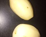 A picture of step 1 of Potato wafers.