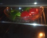 Foto del paso 3 de la receta: Cinta de lomo en escabeche con pimiento asado y papas fritas