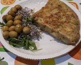 Foto del paso 5 de la receta Tortilla de patata, ajo y perejil
