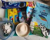 Foto langkah ke 1 dari resep Puding oreo lapis milo.