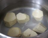 A picture of step 1 of Sweet Potato Chakin .