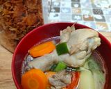 Foto langkah ke 6 dari resep Sop Ayam ala Pak Min Klaten, kuah bening segar.